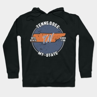 Tennessee My State Patriot State Tourist Gift Hoodie